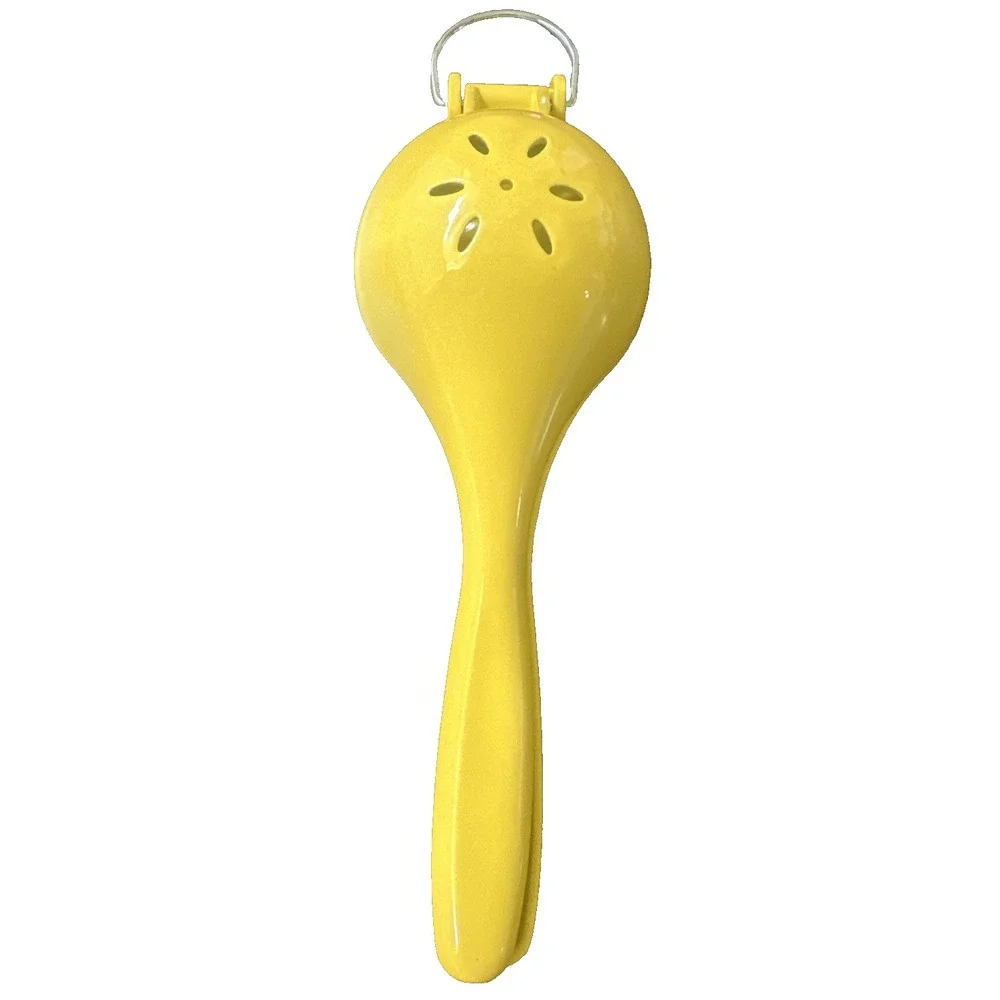 IMUSA Manual Lime & Lemon Squeezer, Citrus Juicer, Yellow – Max Juice Extraction